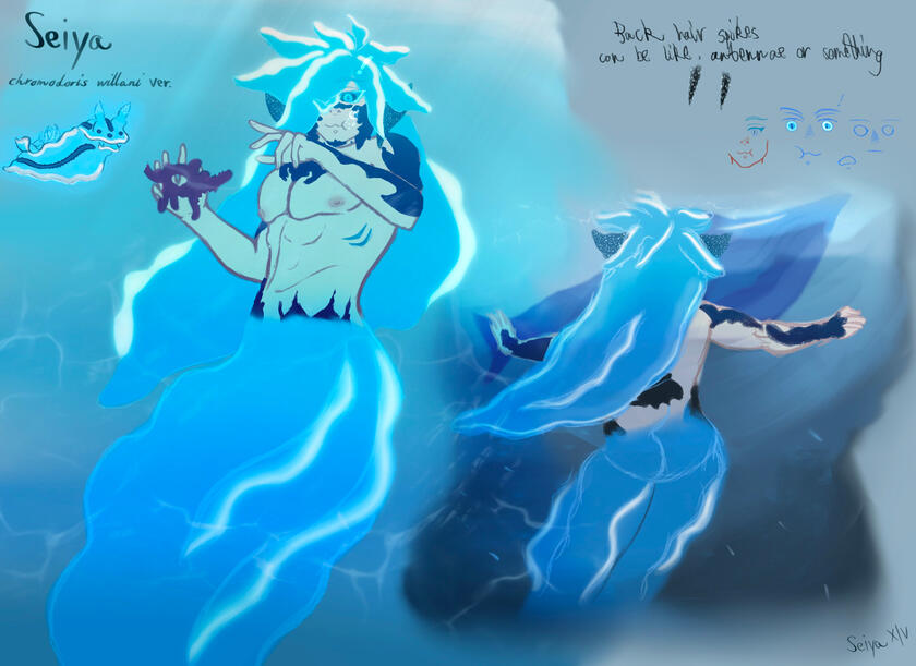 Seiya - sea slug concept art