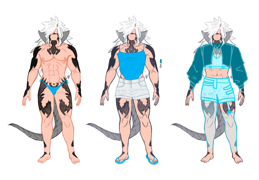 Seiya - body and outfit refs